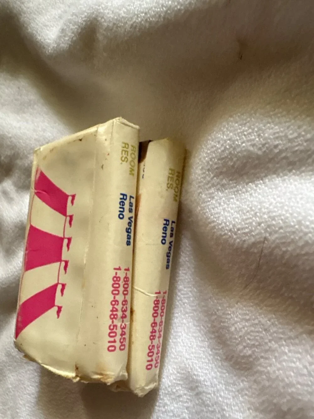 Circus Circus Hotel Casino Vintage Soap Bars Lot of 2 Wrapped Travel Size